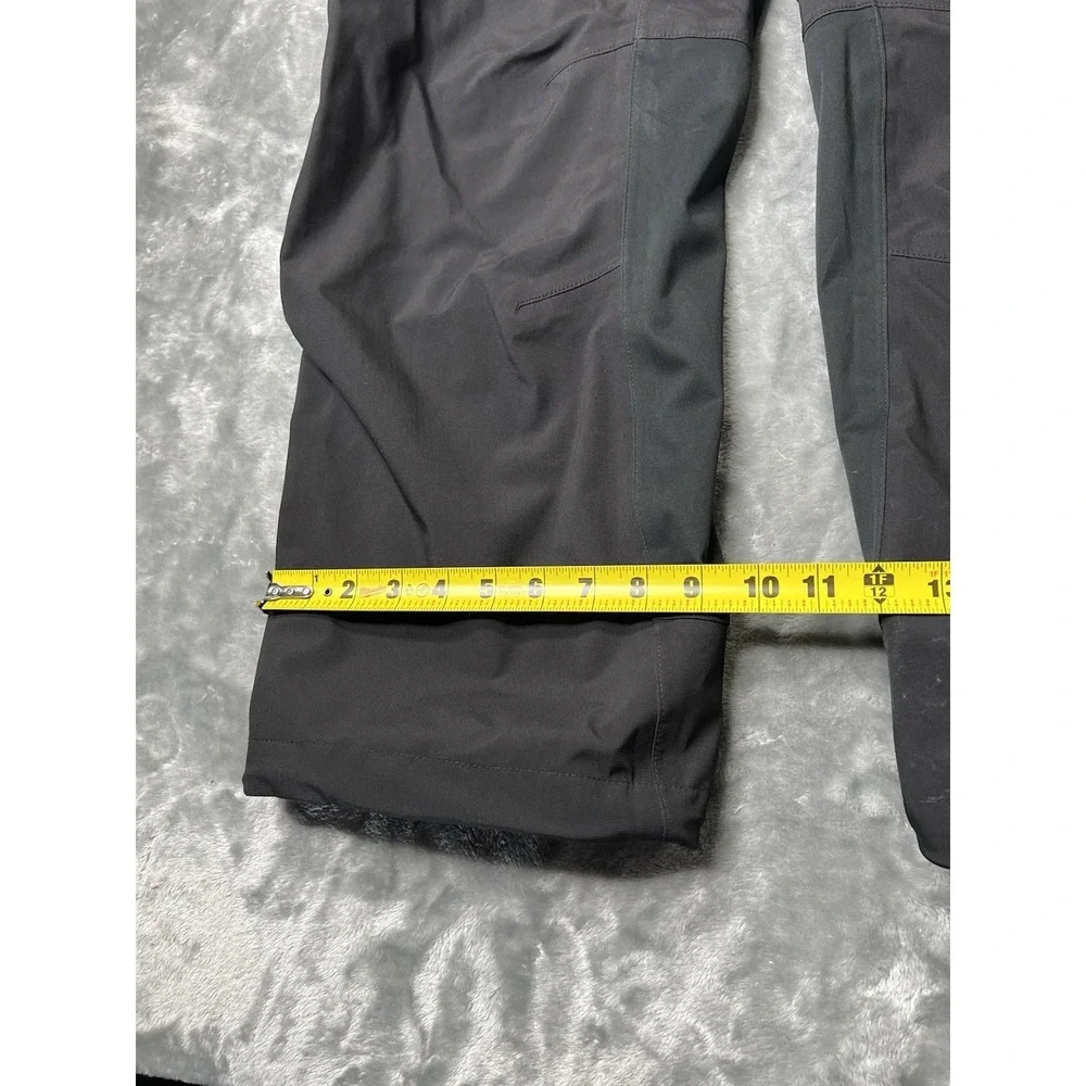 REI Pants Men Size Large Black Full Zip Rain Mountaineer Ski Snow Stretch